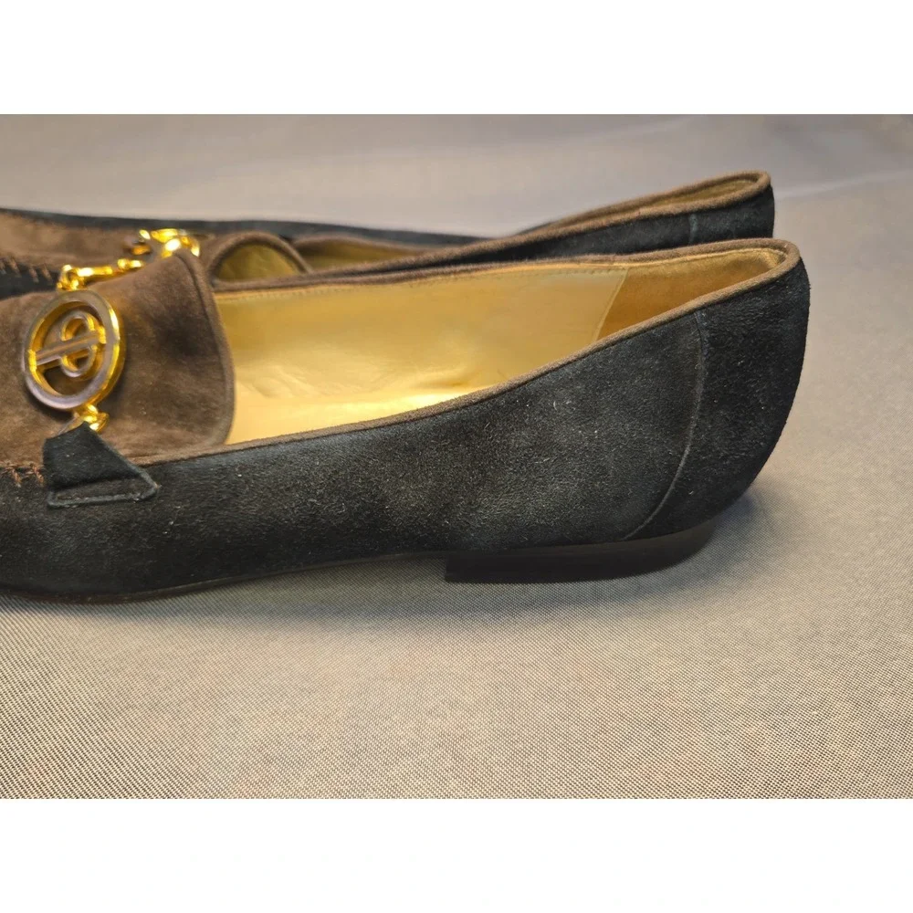 Vintage Paloma Italy Suede Horsebit Loafers - Women's Size 6 / 6.5 (9.5
